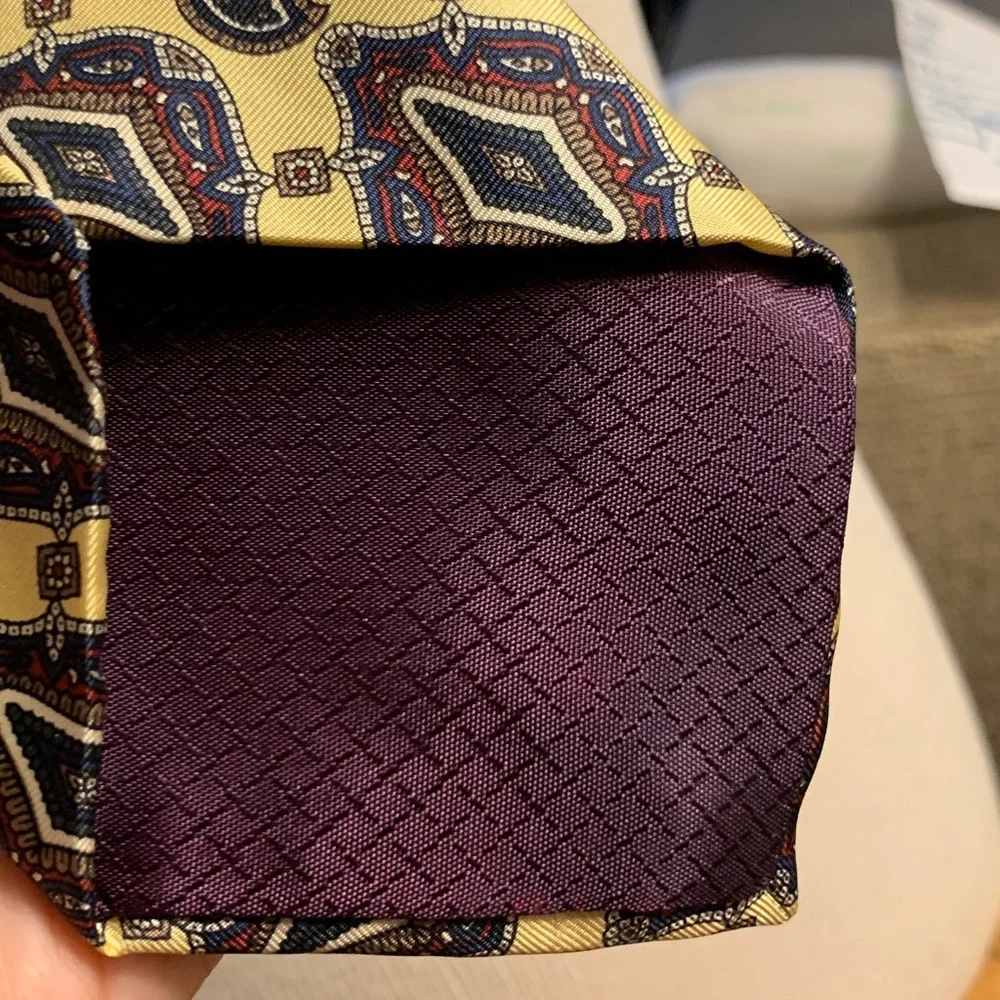 CHRISTIAN DIOR MONSIEUR PAISLEY SILK TWILL NECKTIE - Picture 7 of 12